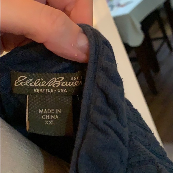 Eddie Bauer Blue Sweater - Picture 6 of 6